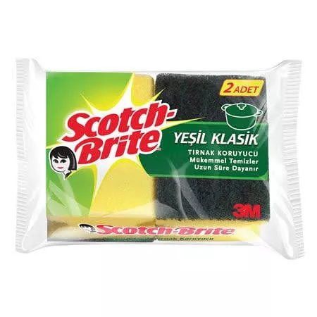 Scotch Brite 2 li Sünger Klasik