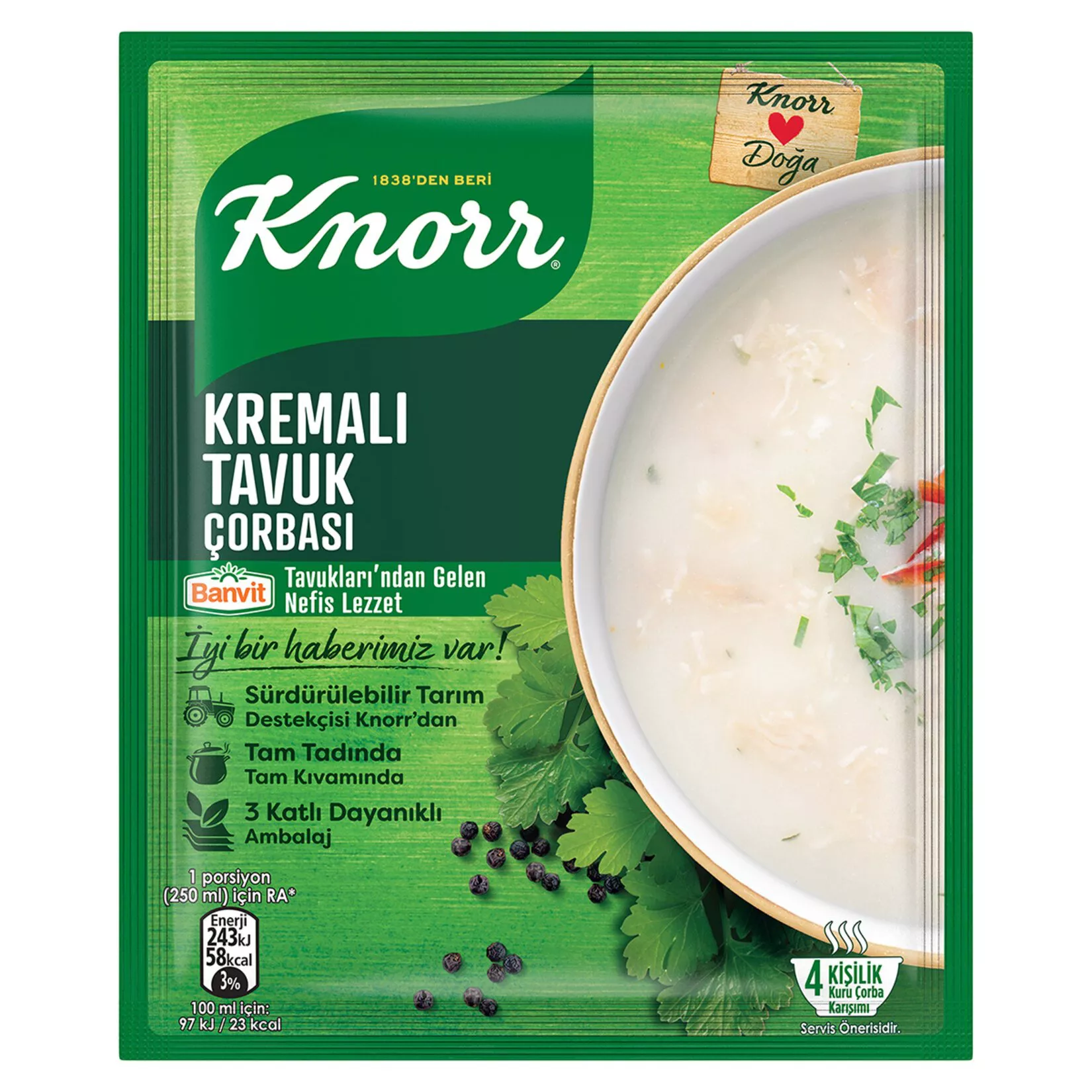 Knorr Çorba Kremalı Tavuk Çorbası 