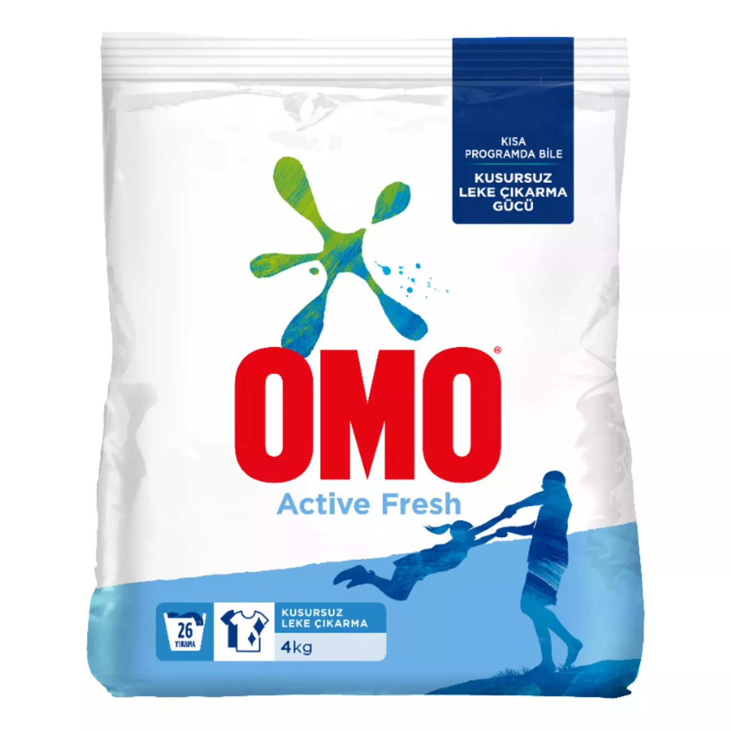 Omo Matik 4 kg Active Fresh Beyazlar 