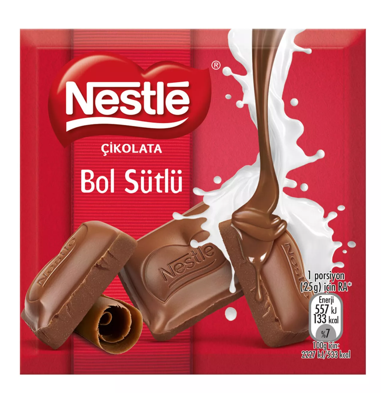 Nestle Sütlü Çikolata Kare 60 Gr