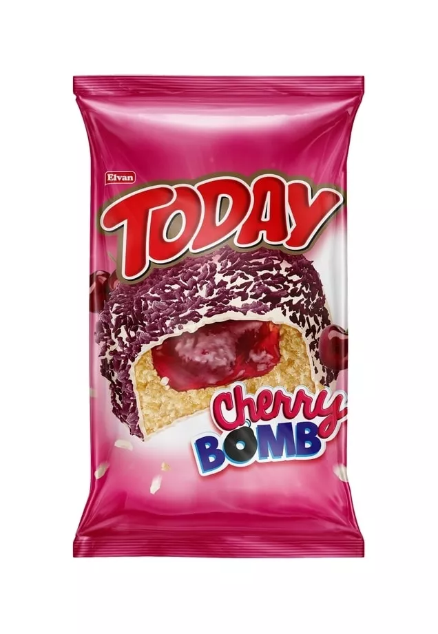 Elvan Today Cherry Bomb Vişneli Kek 40 Gr 