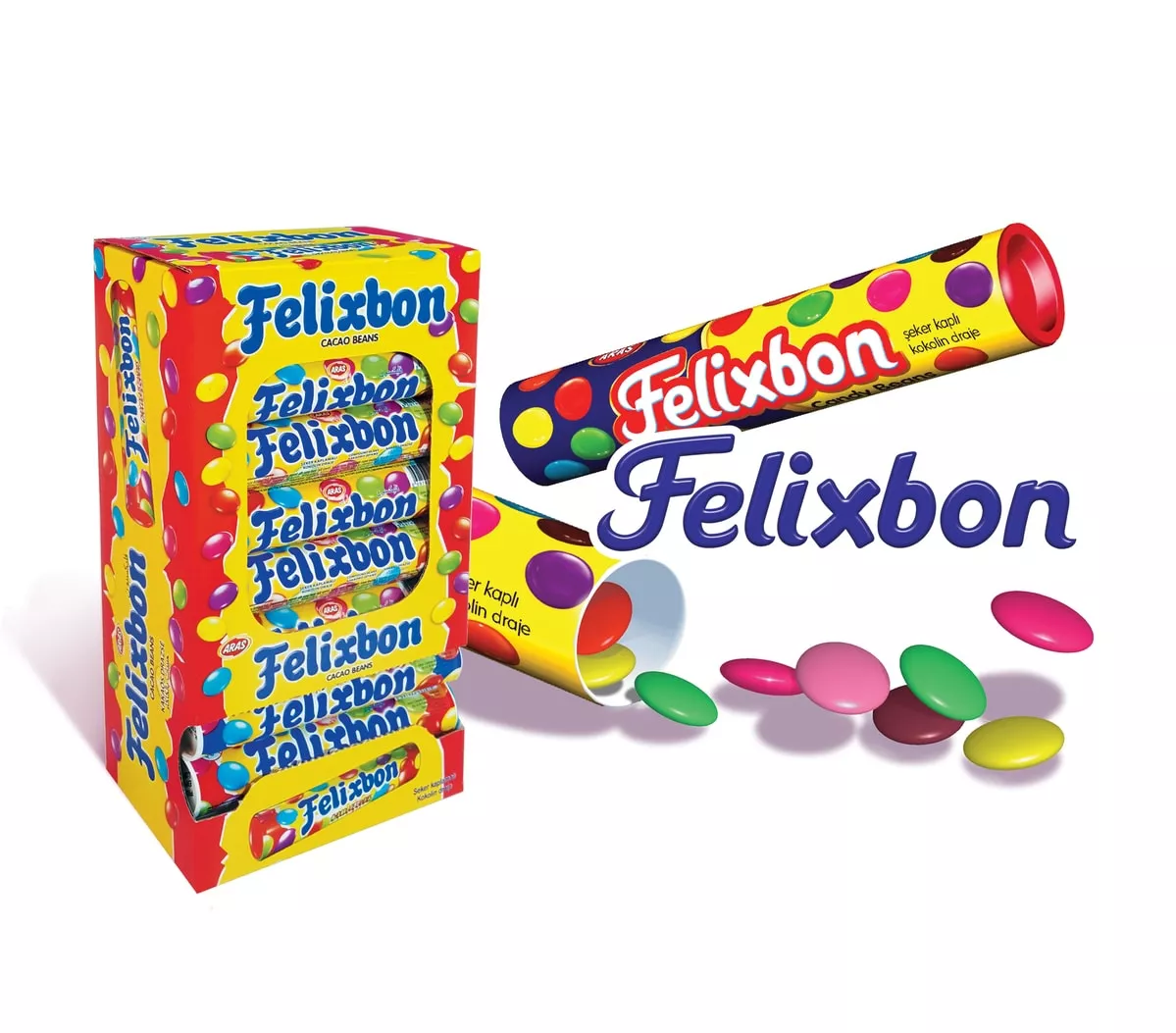 Felixbon Şeker Kaplı Kokolin Draje Şeker 10 Gr 