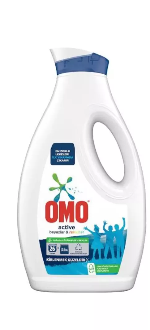 Omo Matik 1690 lt Sıvı Deterjan Active