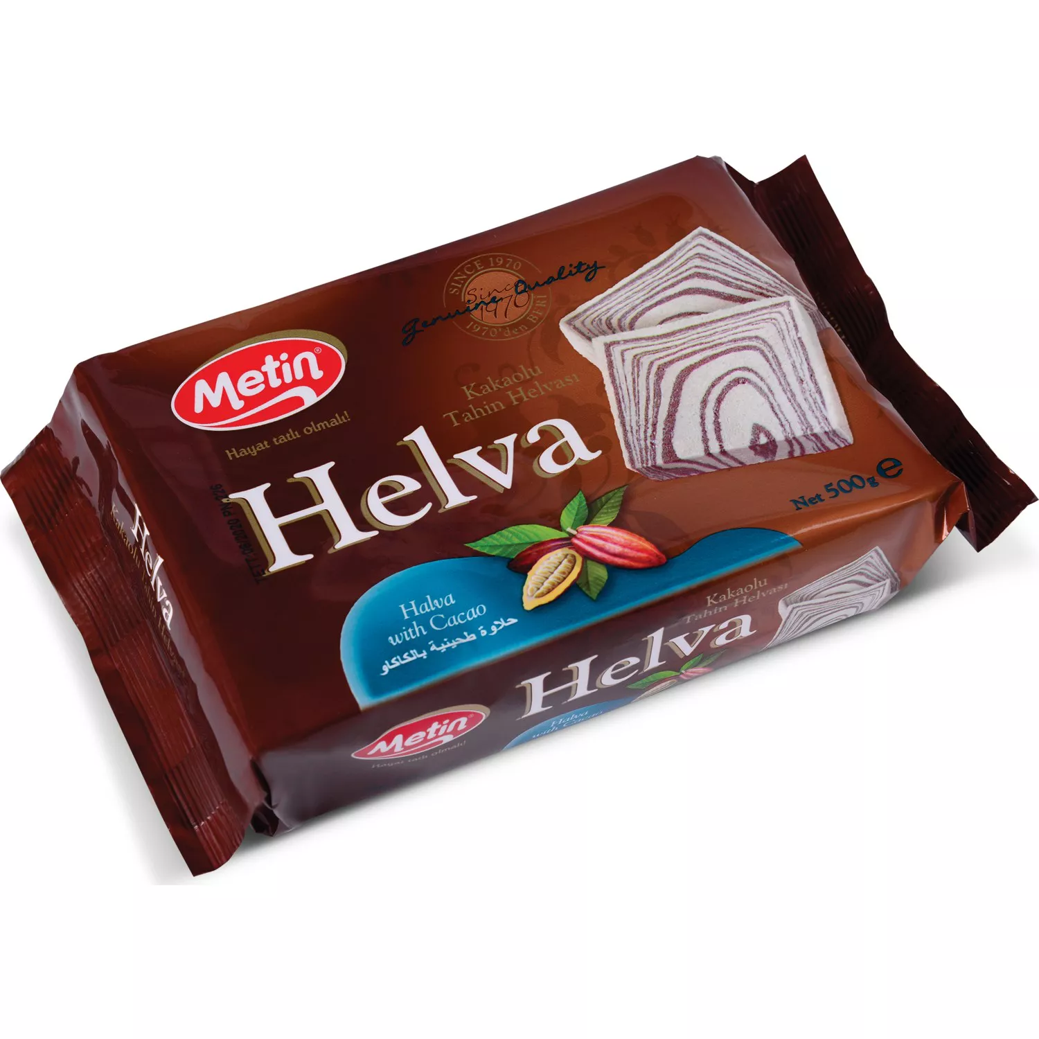 Metin Helva 500 Gr Kakaolu