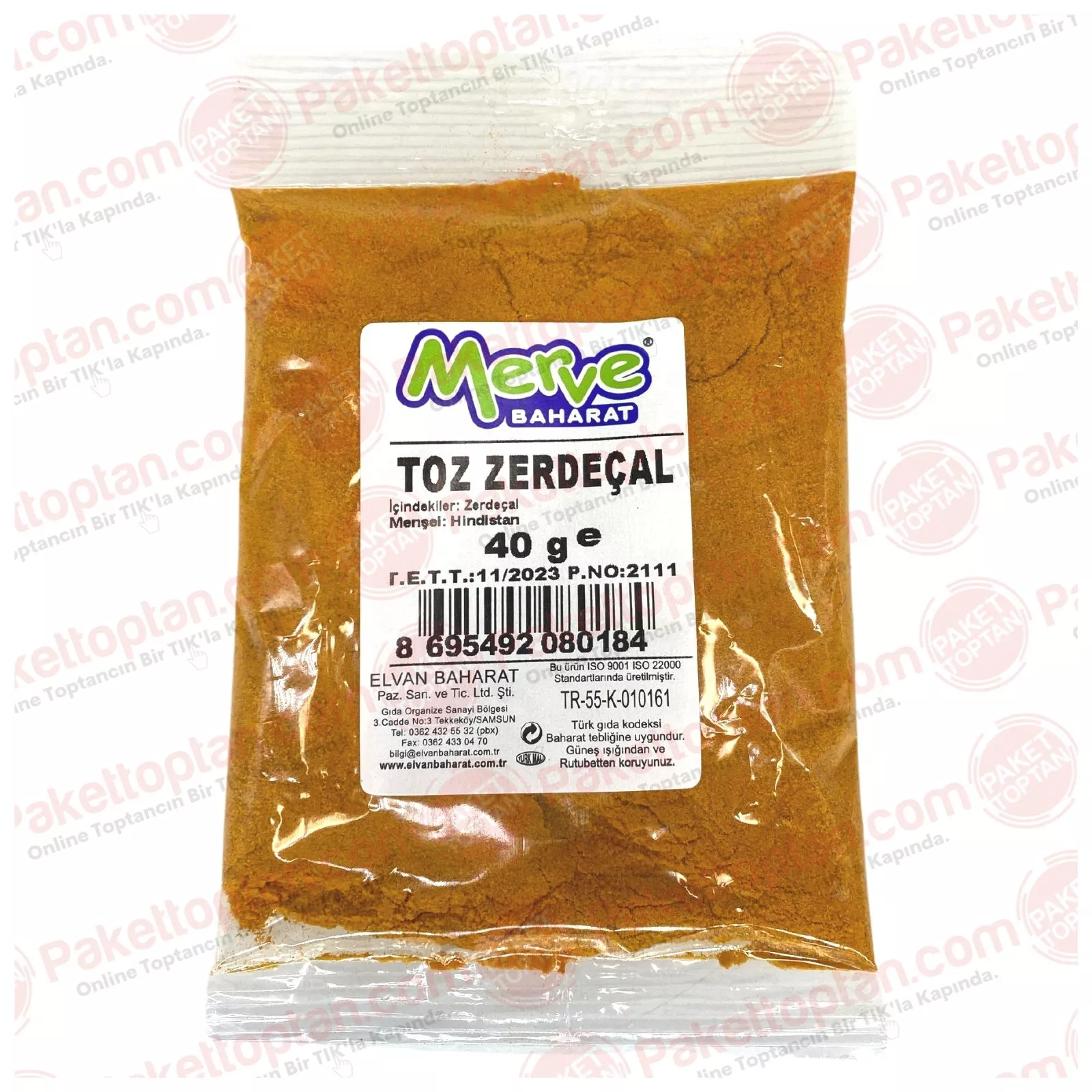 Merve Zerdeçal (Toz) 40 gr