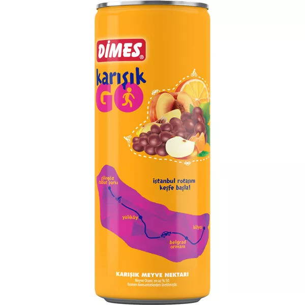 Dimes 250 Ml Teneke Karışık Nektar