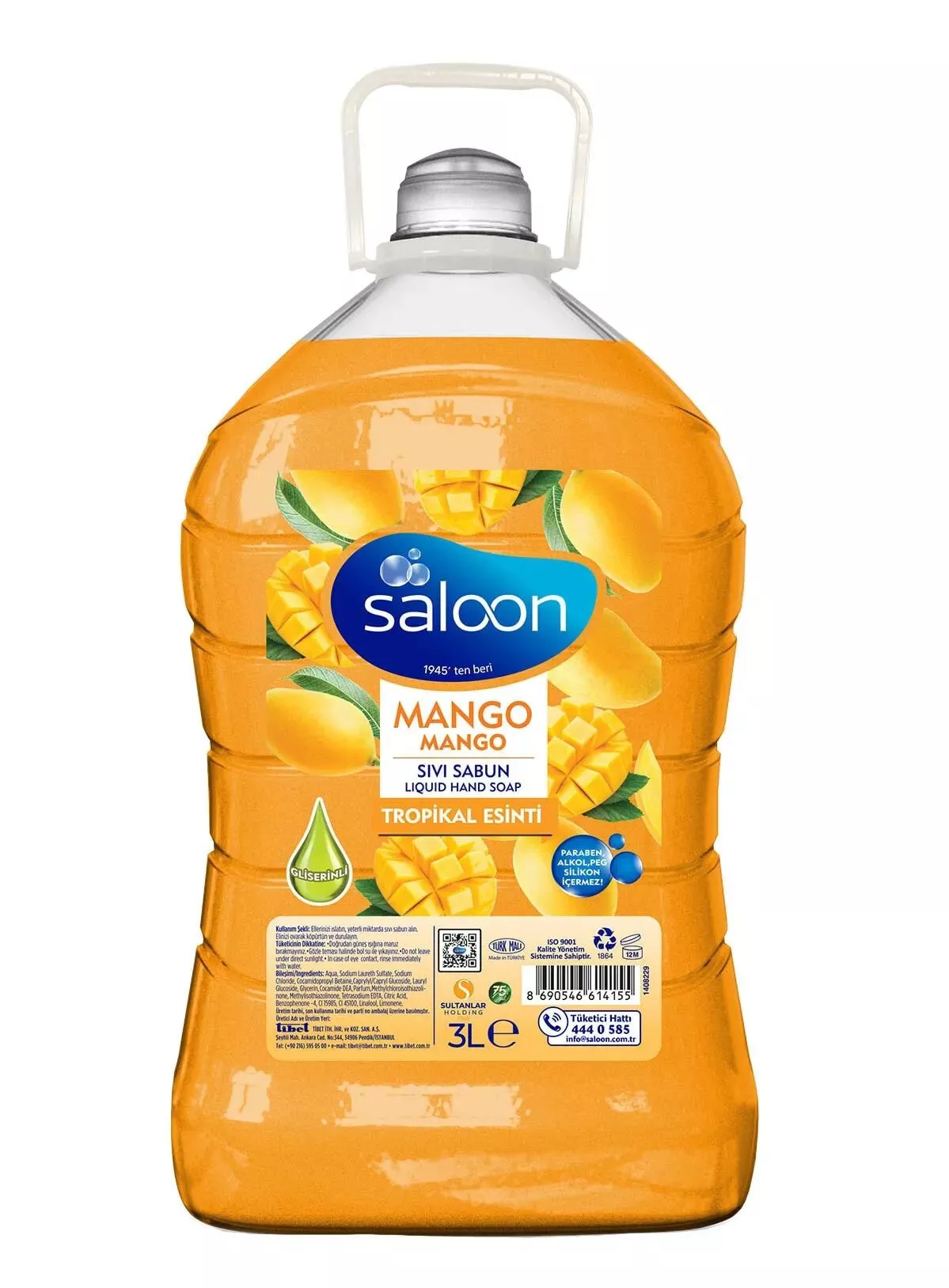 Saloon 3 lt Sıvı Sabun Mango