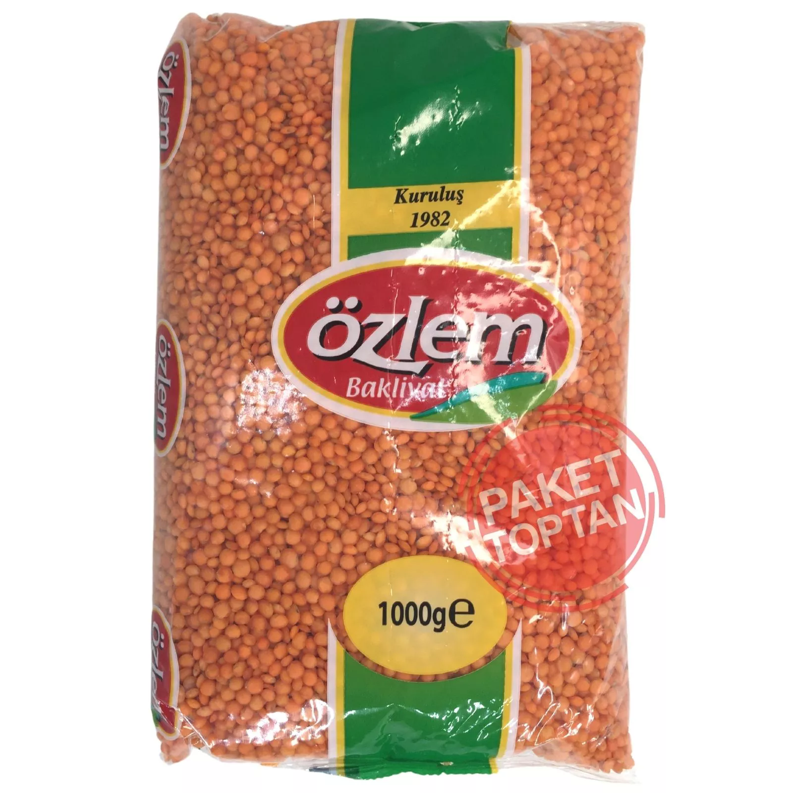 Özlem Kırmızı Mercimek 1 Kg