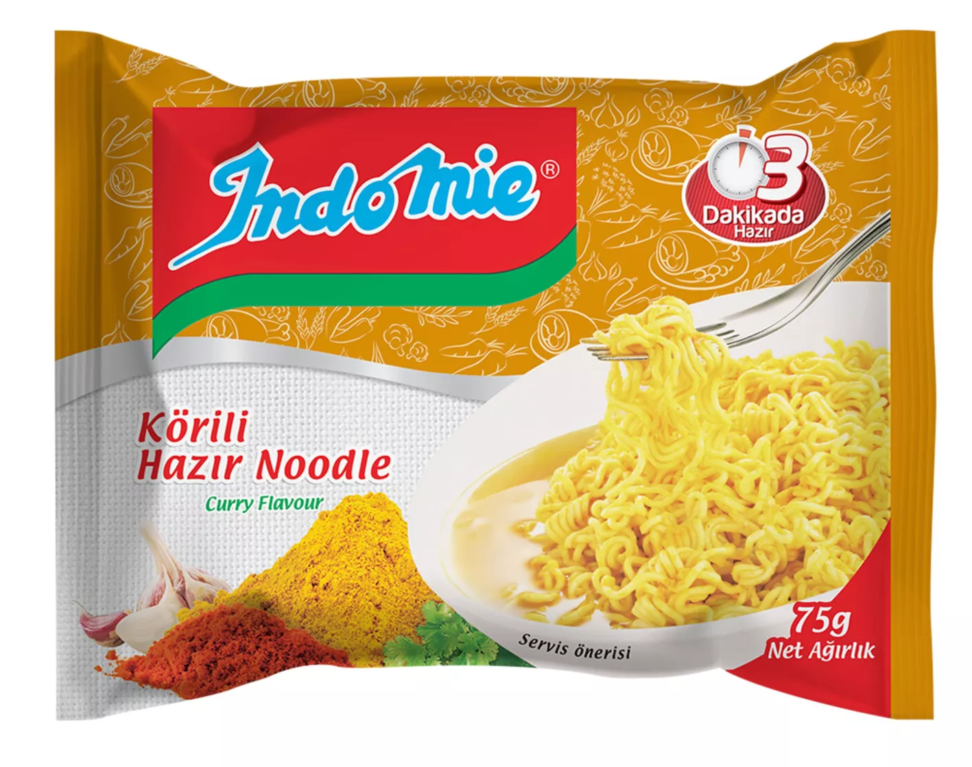 İndomie Köri Noodle 75 gr