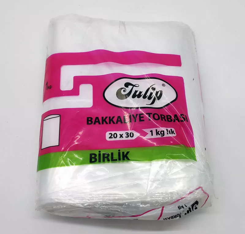 Torba Naylon 1 lik x1 kg lık Paket 20x30 CM