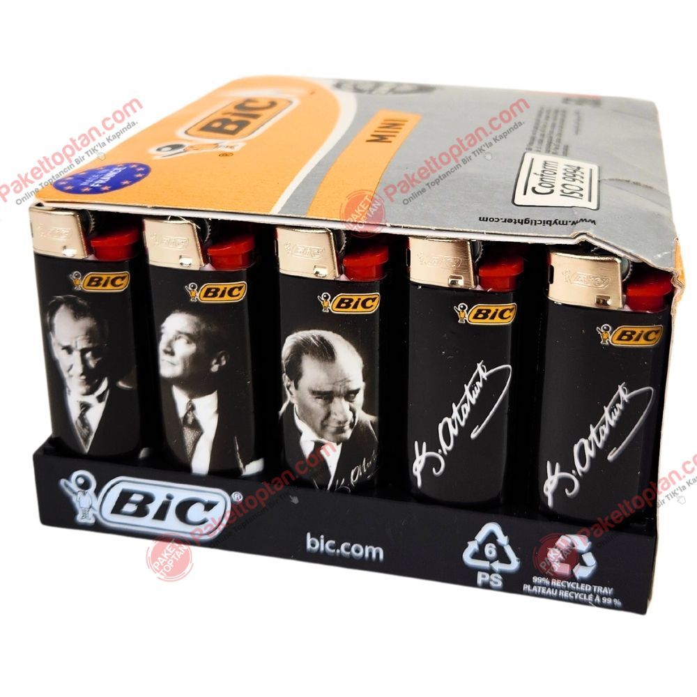 Bic J5 Taşlı Çakmak Atatürk