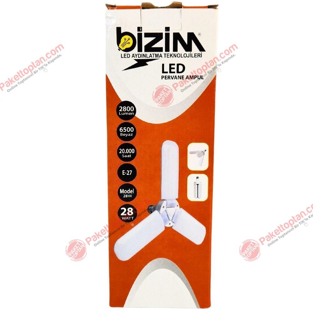 BZM Pervaneli Led Ampul 28 Watt - E27 Duy