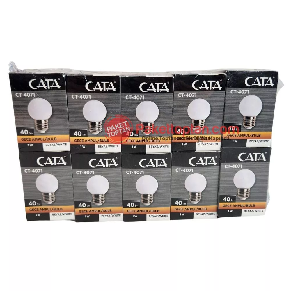 Cata  Led 1 Watt  Gece Ampulü Beyaz