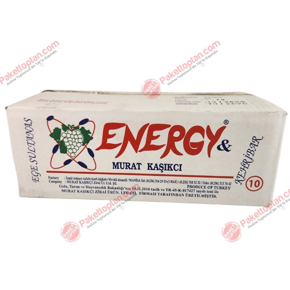 Energy Kuru Üzüm 10 No Dökme 5 kg lık Koli