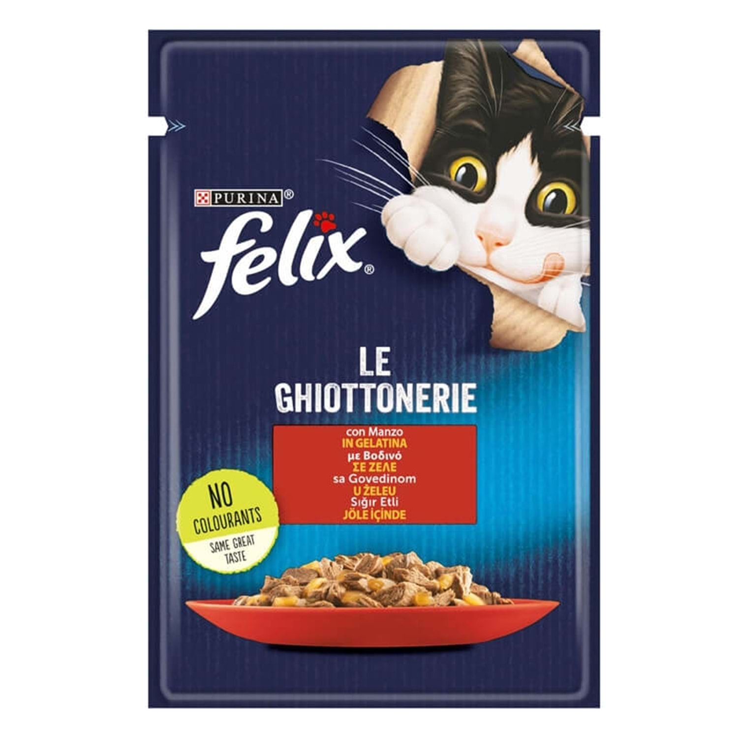 Felix 85 Gr Sığır Etli Yaş Kedi Maması