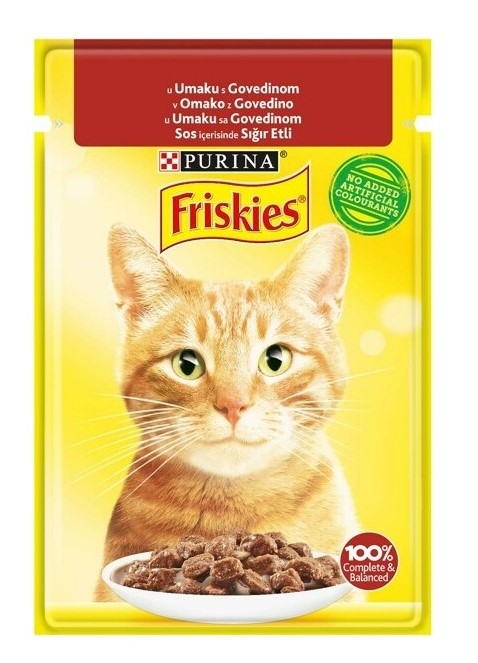 Friskies 85 Gr Sığır Etli Yaş Kedi Maması