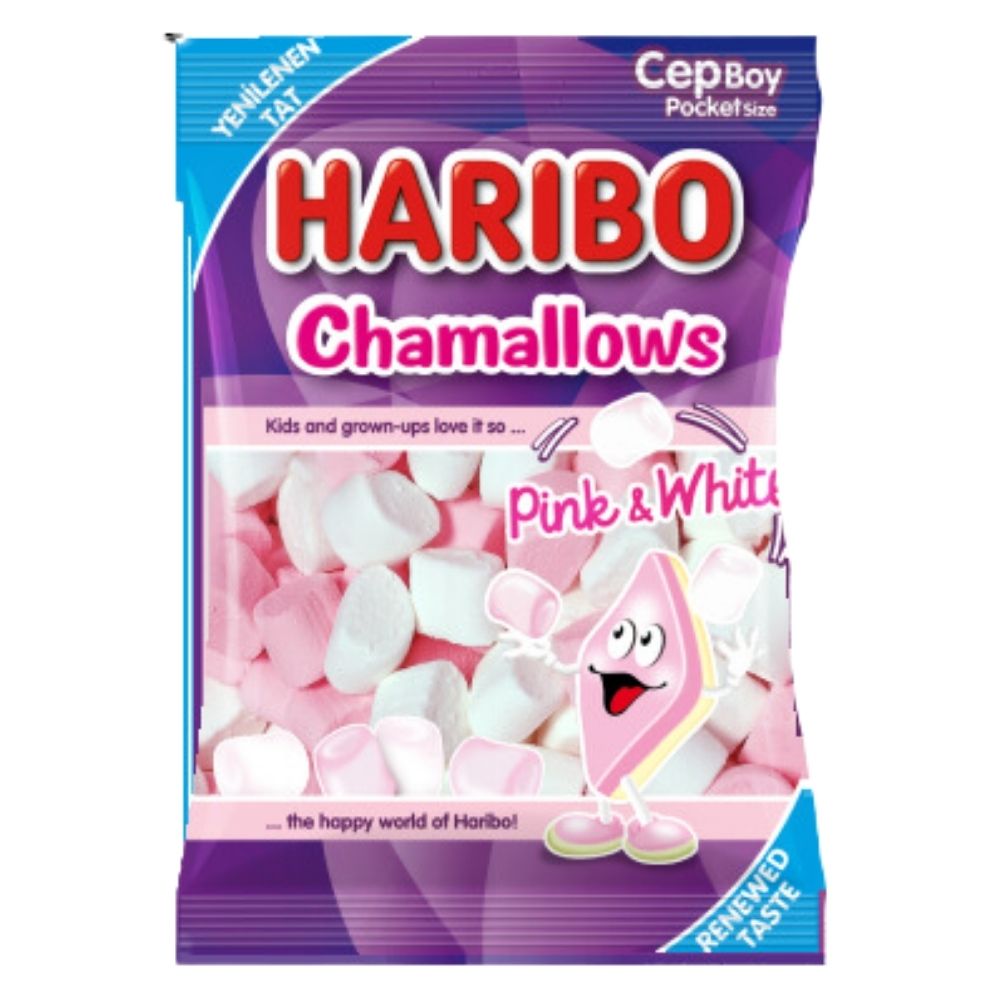 Haribo Chamallows Pink and White 25 Gr 