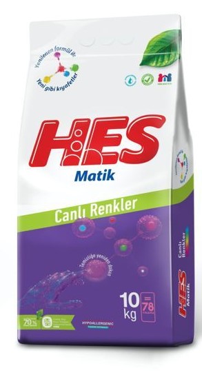 Hes Matik 10 Kg Canlı Renkler