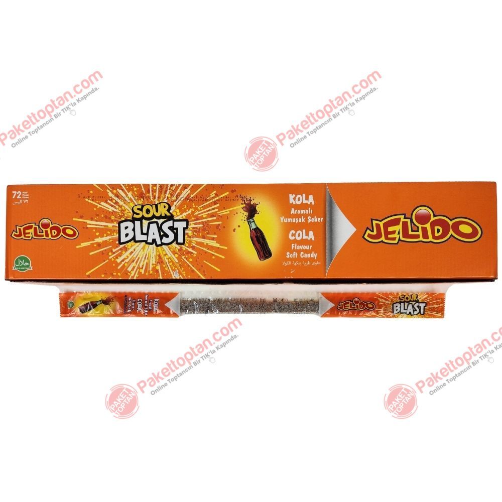 Jelido Sour Blast Kola 15 Gr Metre Şeker