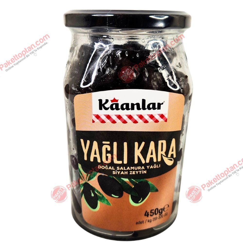 Kaanlar Yağlı Kara 450 Gr Cam 291-320 S