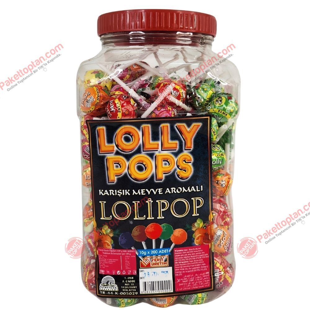 Lollypops 10 Gr Saplı Şeker 