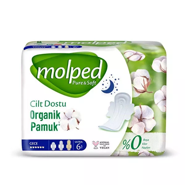 Molped Pure Soft Gece 6 lı