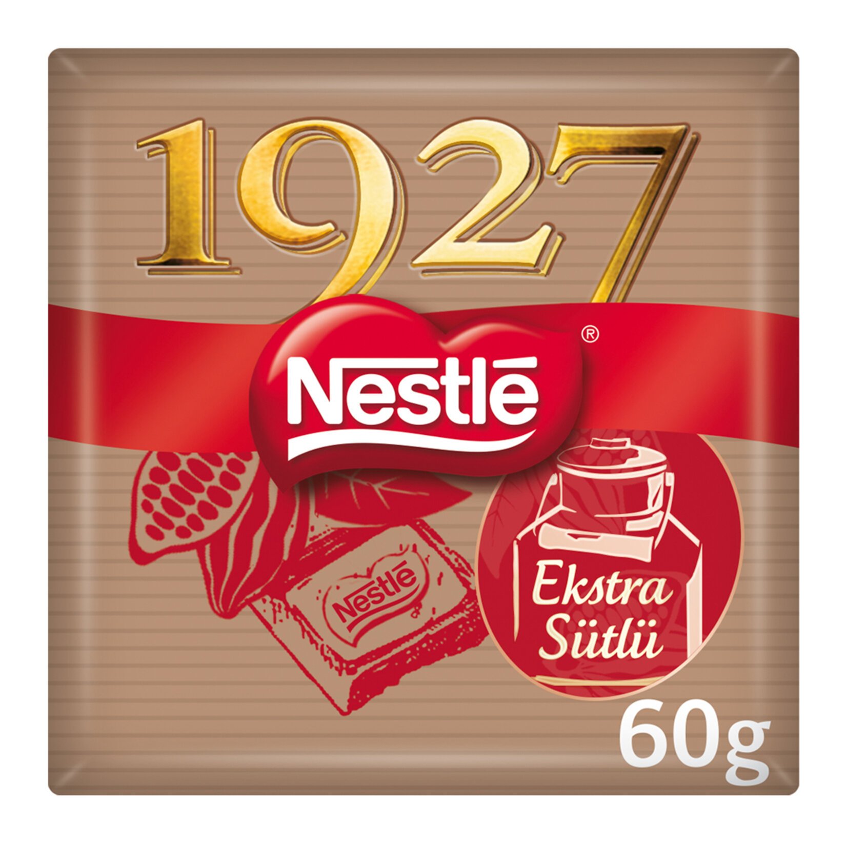 Nestle 1927 Kare Çikolata 60 Gr Ekstra Sütlü