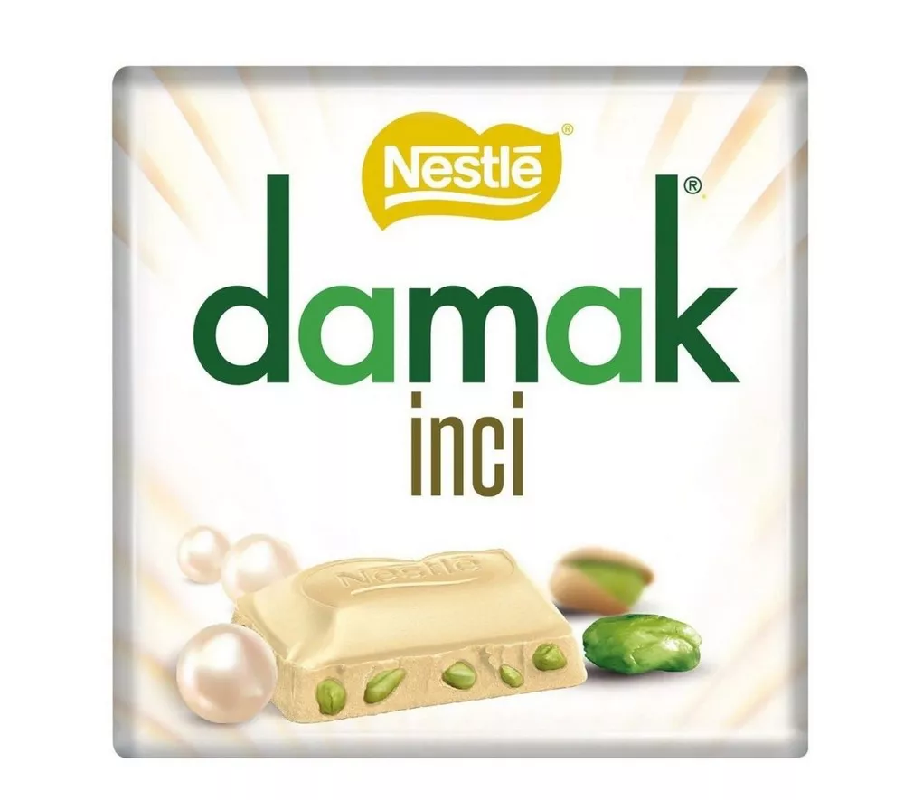 Nestle Damak Beyaz İnci 60 Gr Kare Çikolata