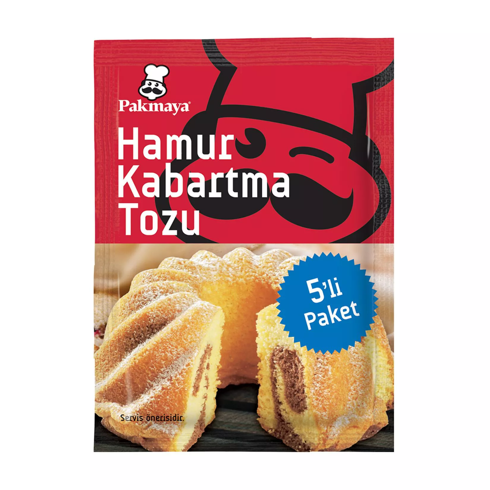 Pakmaya Kabartma Tozu 5 li 25 Gr 