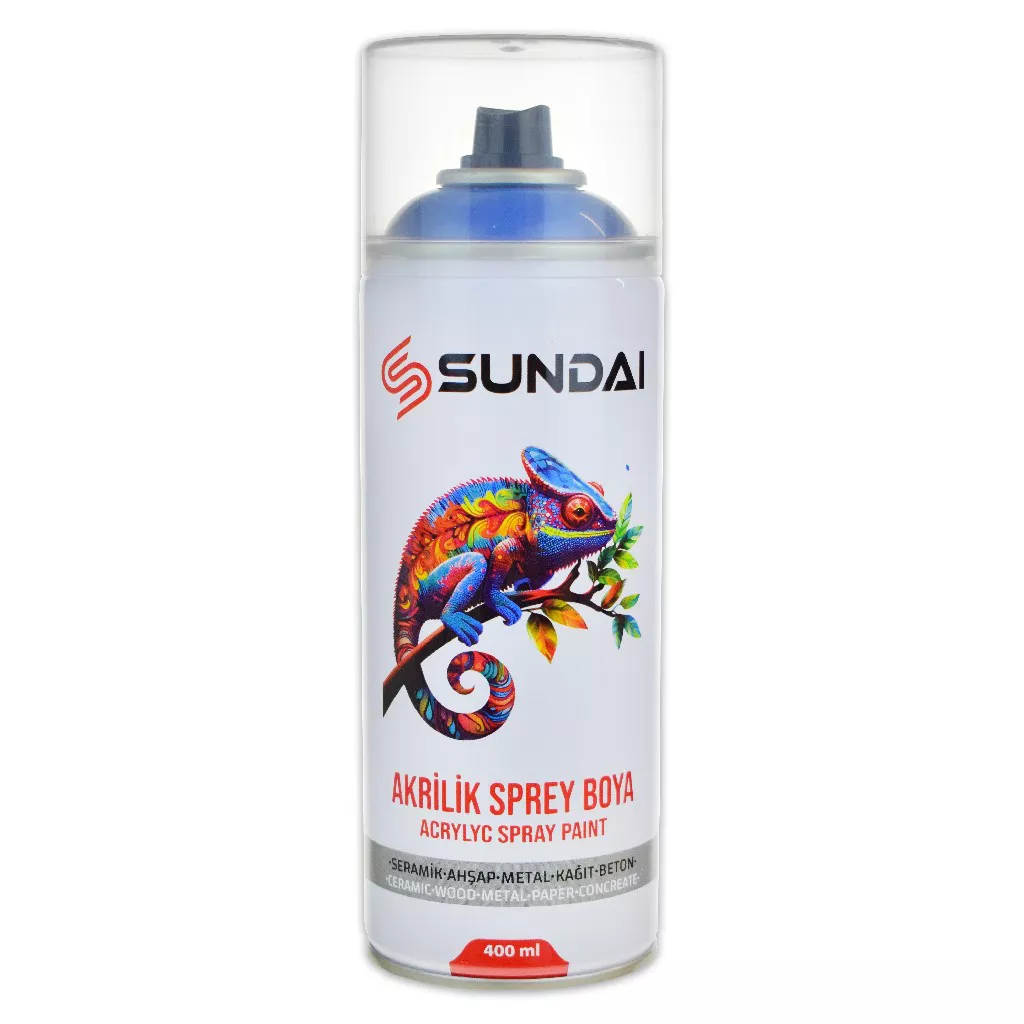 Sundai Akrilik Sprey Boya 400 Ml Boncuk Mavi