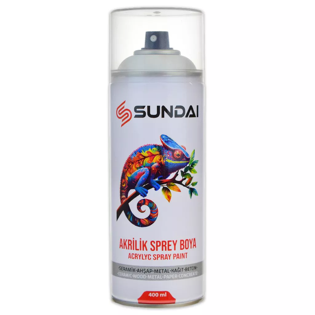 Sundai Akrilik Sprey Boya 400 Ml Mat Beyaz