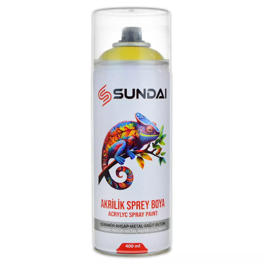 Sundai Akrilik Sprey Boya 400 Ml Sarı