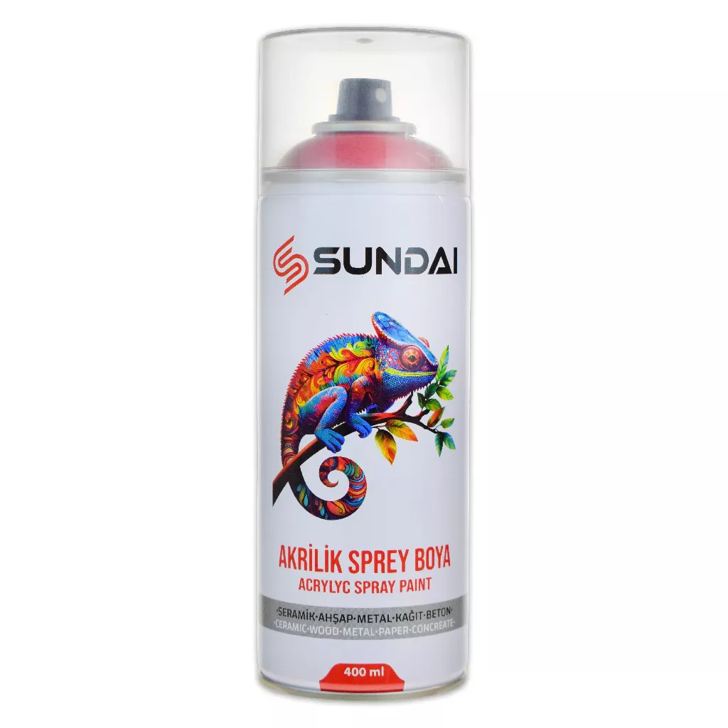 Sundai Akrilik Sprey Boya 400 Ml Trafik Kırmızı