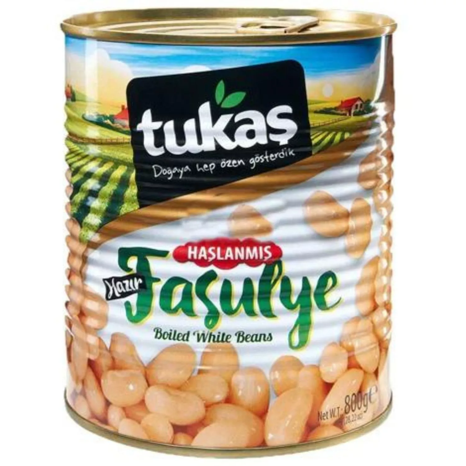 Tukaş Haşlanmış Fasulye 830 Gr