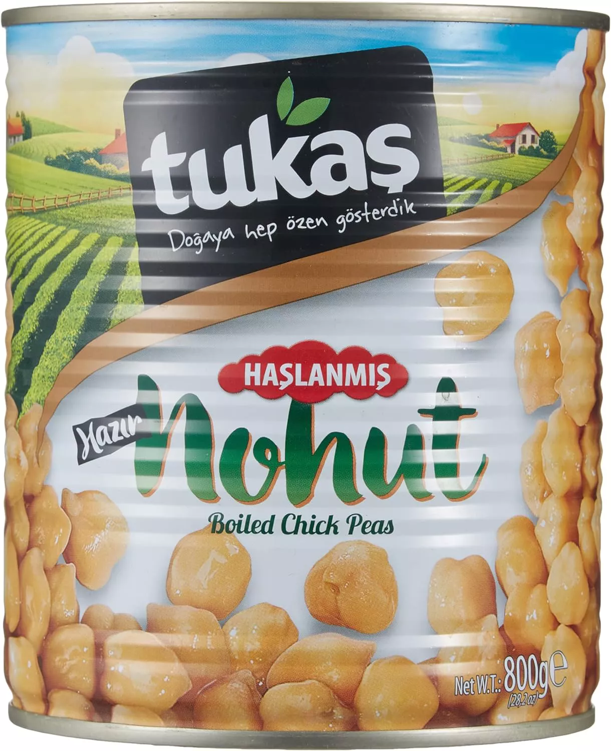 Tukaş Haşlanmış Nohut 830 Gr