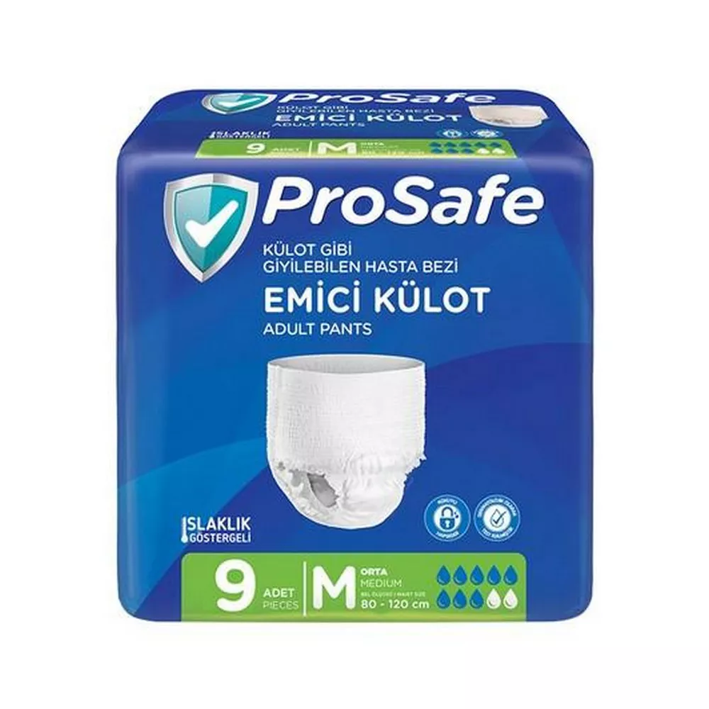 Prosafe Hasta Bezi Külot Medium 9 lu Paket