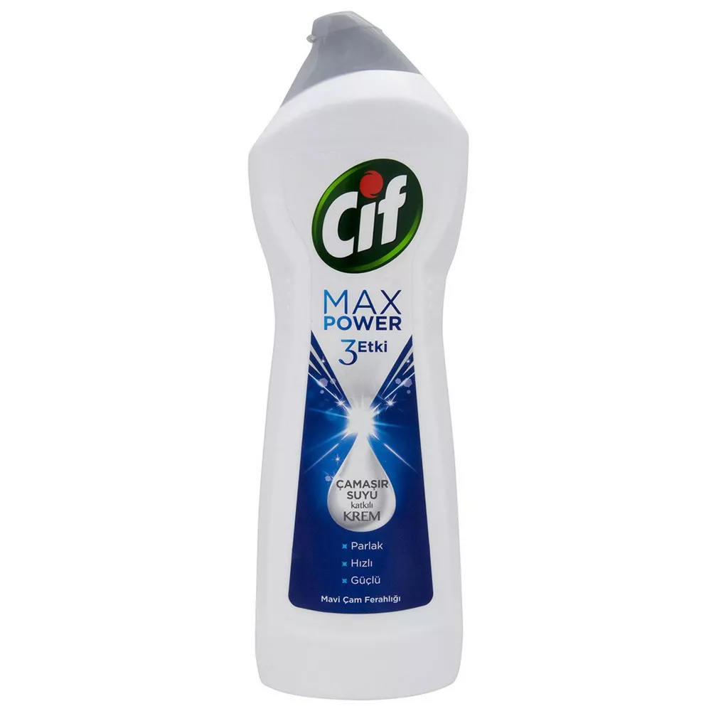 Cif Krem Max Power 675 ml Mavi Çam 