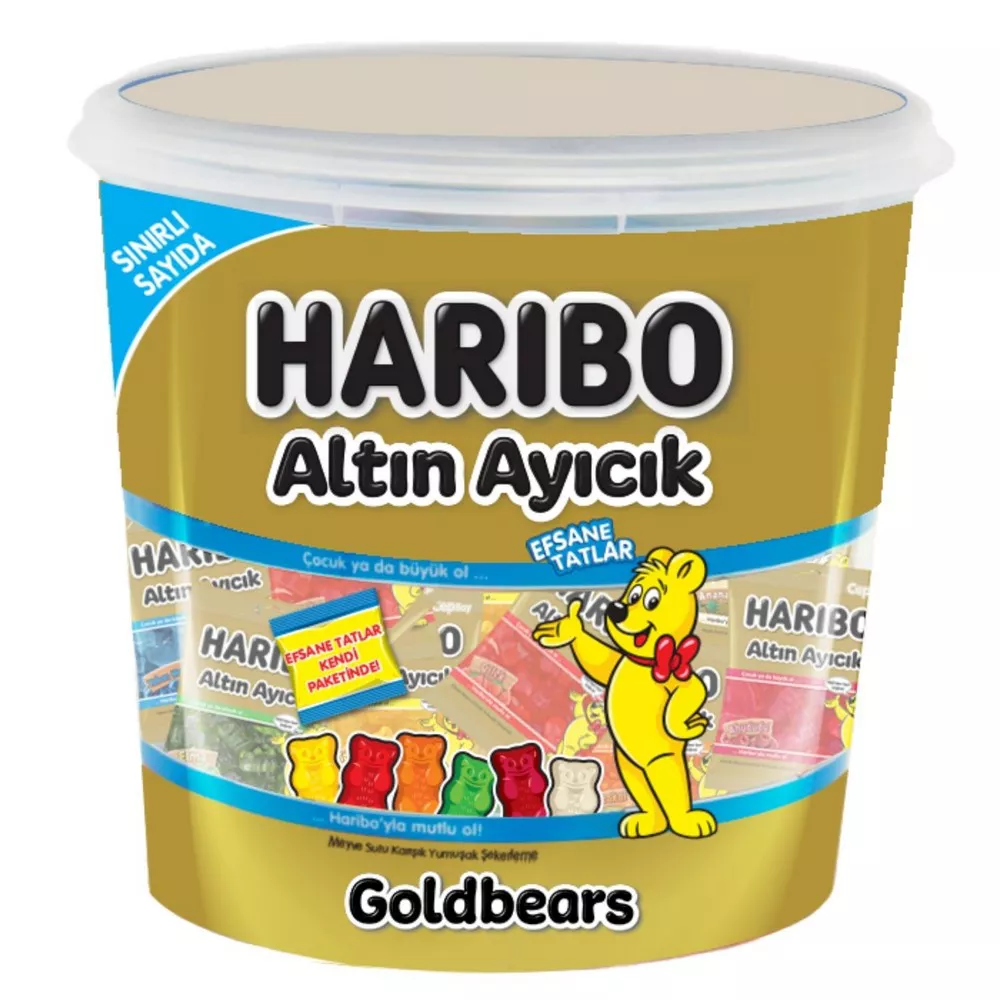 Haribo Altın Ayıcık 10 Gr 100 lü Kova Efsane Tatlar