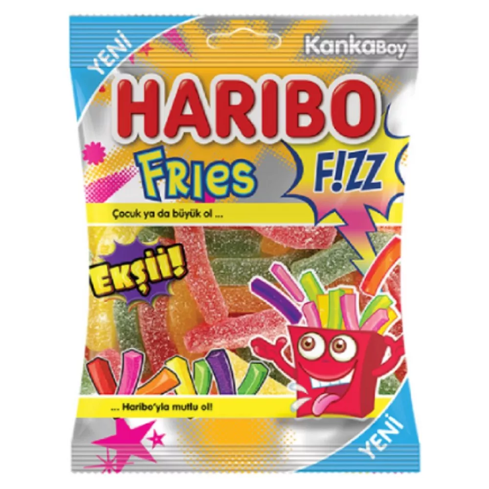 Haribo Ekşii Fries 70 Gr 