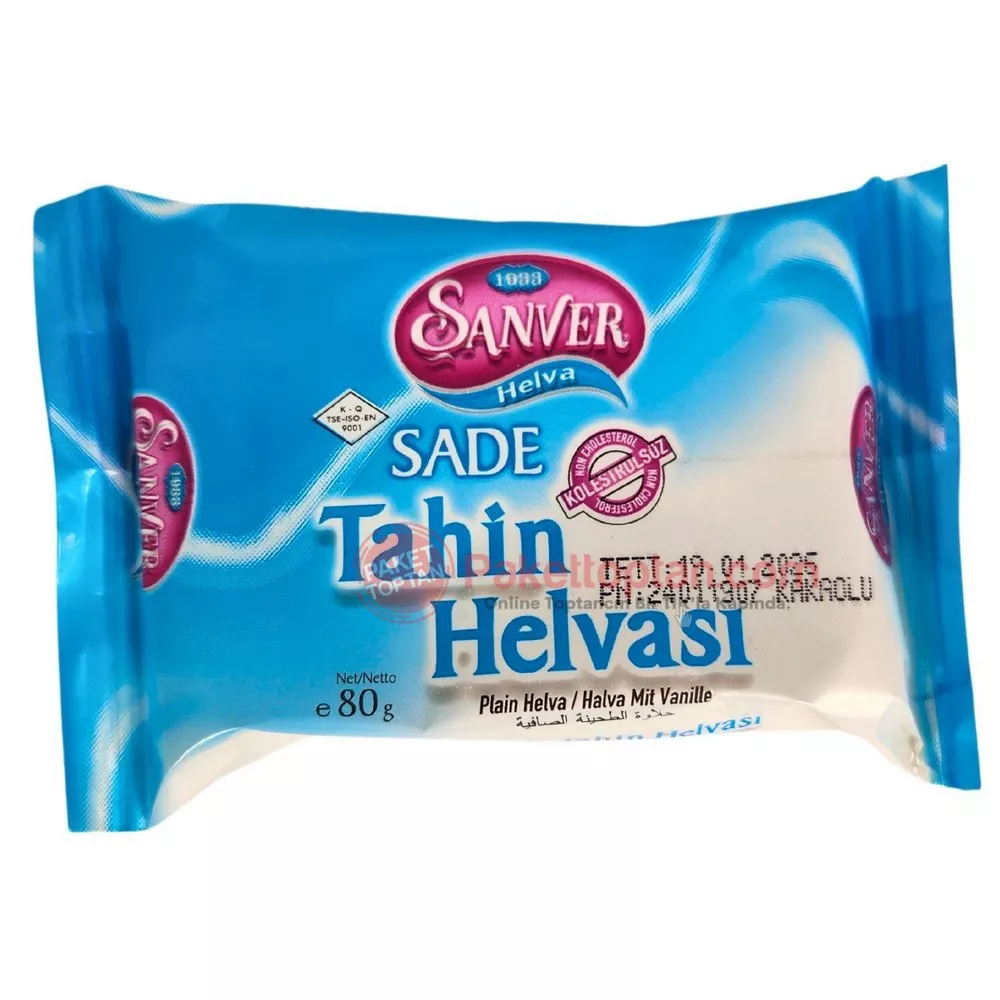 Şanver Helva 80 Gr Sade