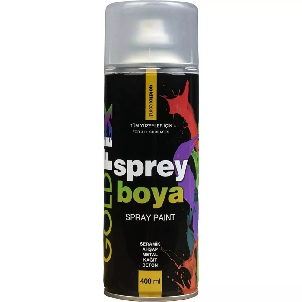 Goldfix Sprey Boya 400 Ml Siyah