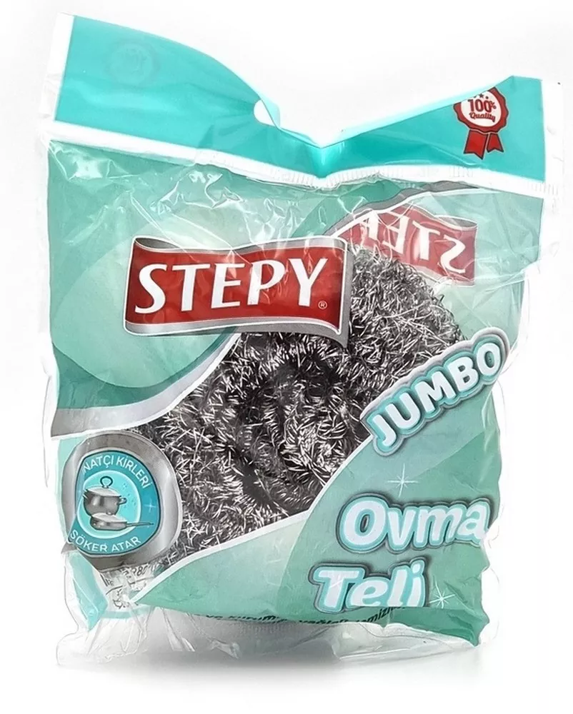 Stepy Bulaşık Ovma Teli Jumbo 60 gr