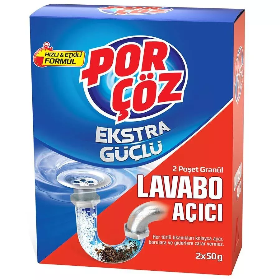 Porçöz Lavabo Açıcı 100 Gr