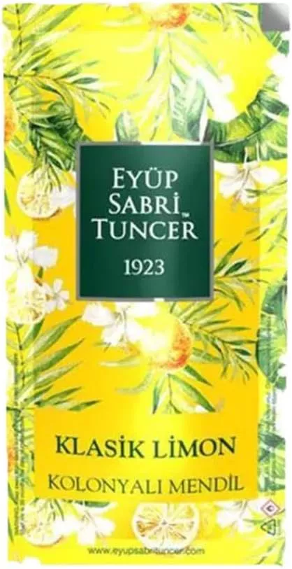 Eyüp Sabri Tuncer Kolonyalı Mendil 5x10 cm Limon 150 li Paket