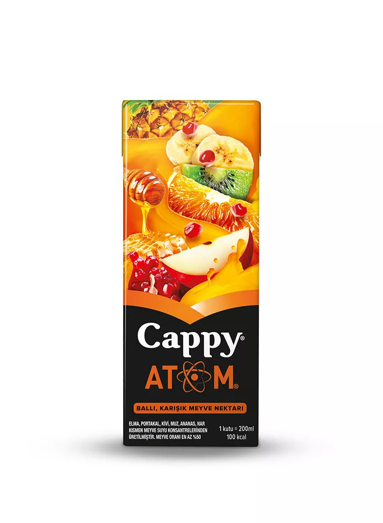 Cappy 200 Ml Atom Ballı Karışık Meyve Nektarı