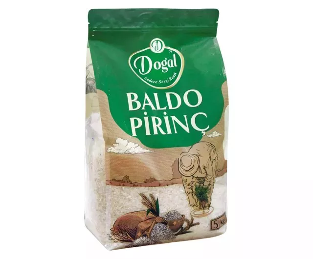 Doğal Baldo Pirinç 5 Kg Çuval