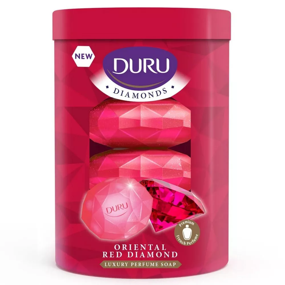 Duru Diamonds Serisi Sabun Red 4x90 Gr