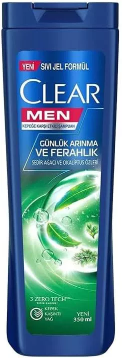 Clear Men Şampuan 350 Ml Günlük Arınma ve Ferahlık