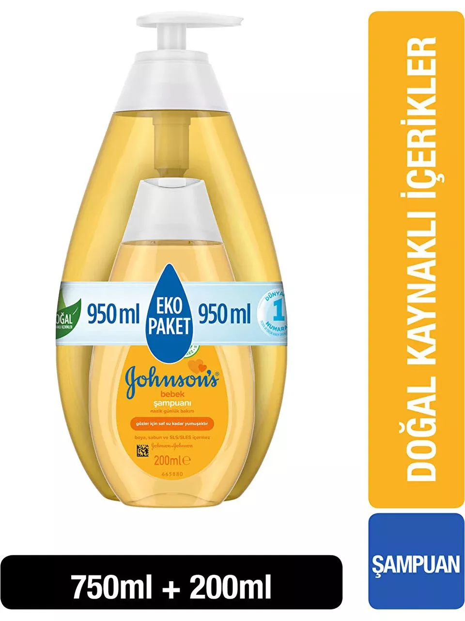 Johsons Şampuan 750+200 Ml Günlük Bakım