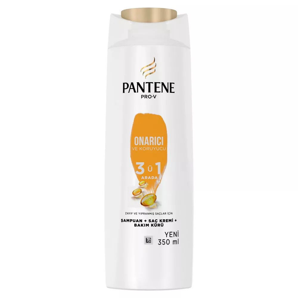 Pantene 350 Ml Şampuan 3 ü 1 Arada Onarıcı Bakım